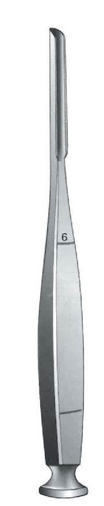 Gubia Poirier, ancho = 10 mm