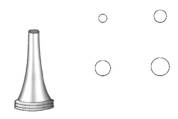 Juego de espéculos para el oído Politzer