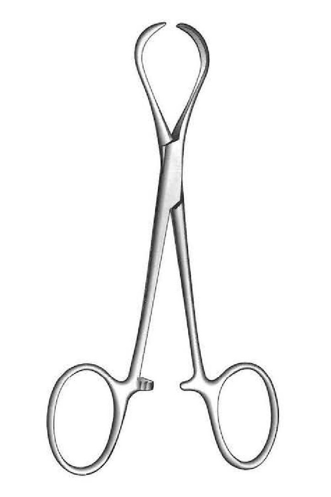 Poirier fabric grip clamp - length = 12.5 cm / 5 "