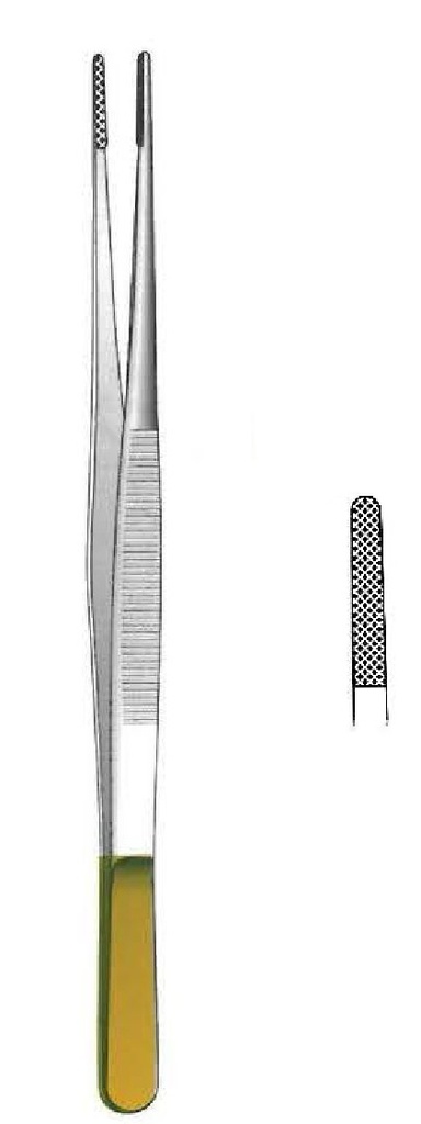 Potts -Smith dissection clamp, Gold TC - Length = 20 cm / 8 "