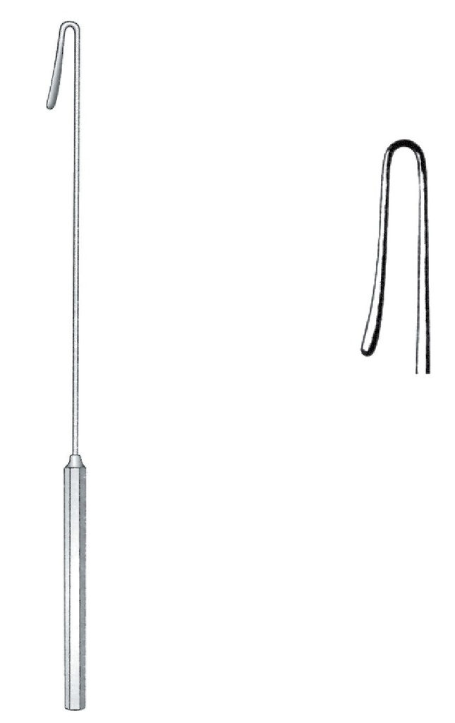 Sonda para fístula Pratt, largo