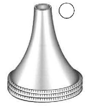 Espéculo para el oído Pritchard, figura 1