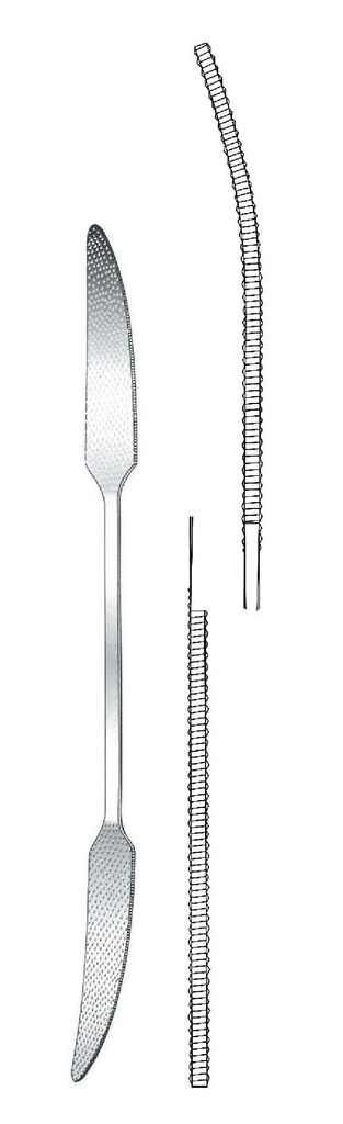 Putti bone scraper - length = 27 cm / 10-1 / 2 "