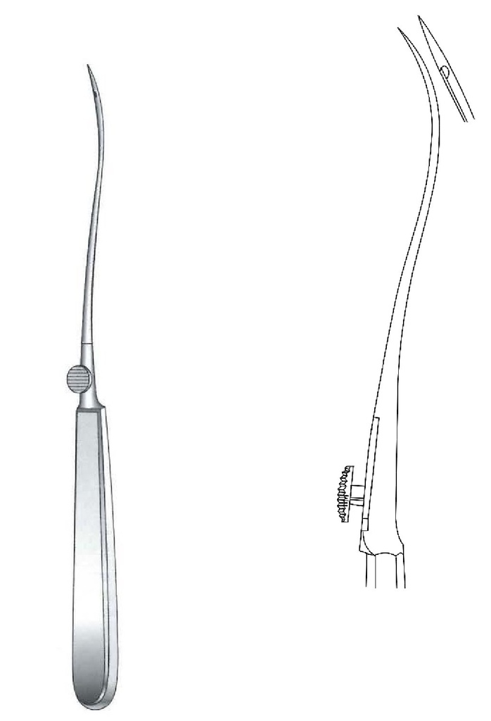 Aguja Reverdin, mediana, figura 2