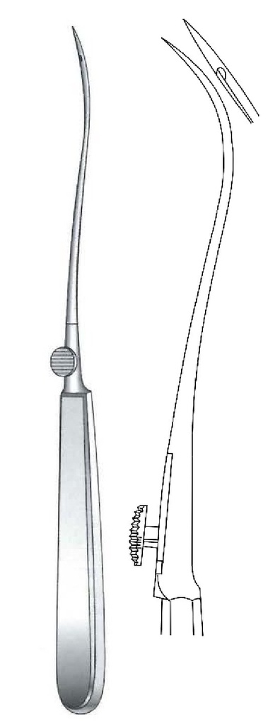 Aguja Reverdin, mediana, figura 3