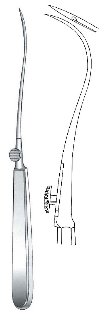 Reverdin needle, long, Figure 4