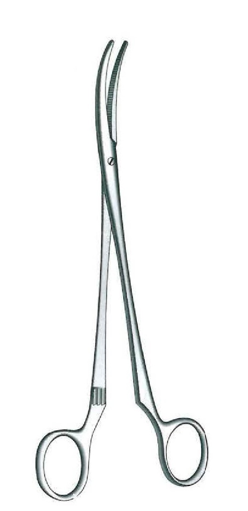 Pinza para arteria Roberts, recta - longitud = 23 cm / 9"