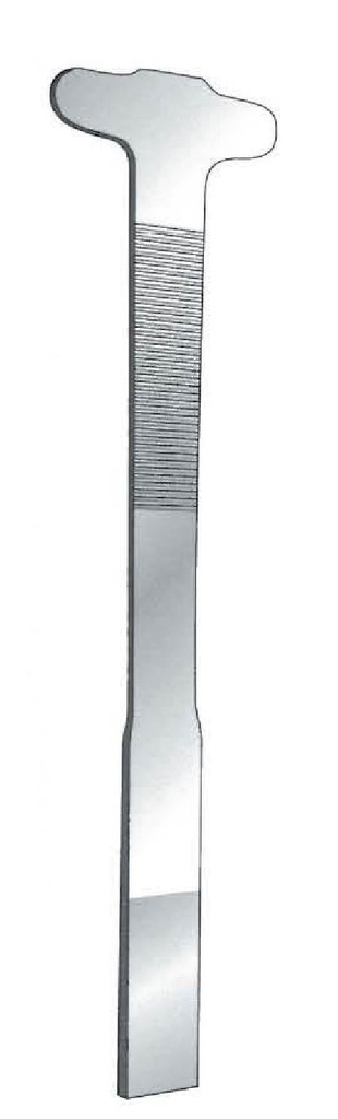 Cincel plano nasal Robin, ancho = 8 mm