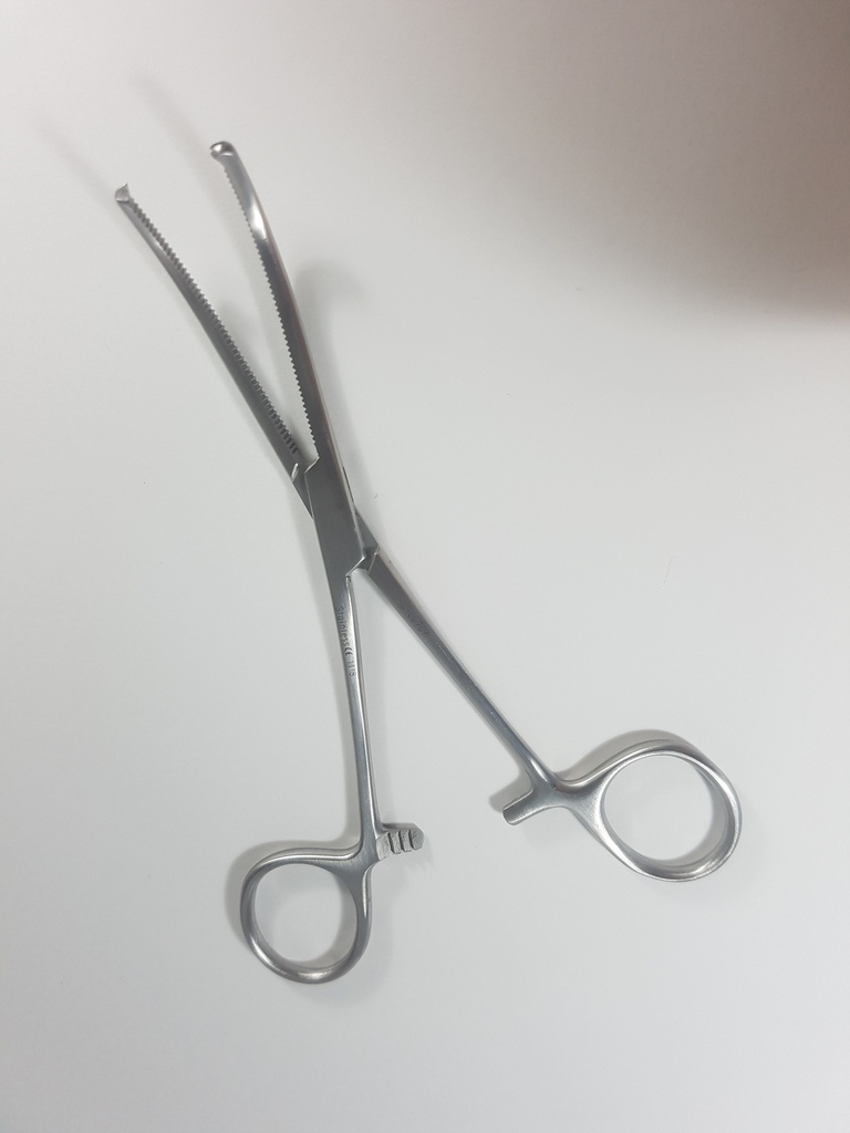 Pinza para arteria de Rochester-Ochsner, curva - longitud = 16 cm / 6-1/4"