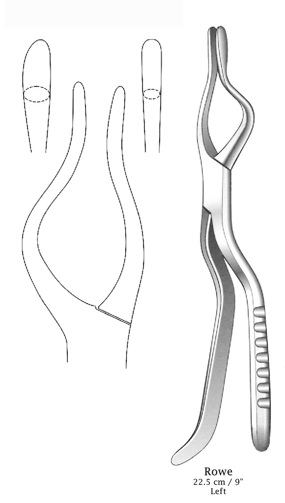 Rowe Disimpaction Forceps, Left Tip, Left Hand, Figure 1