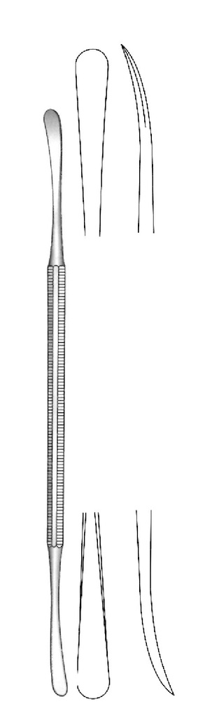 Dissector for Duramadre Sachs, double tip