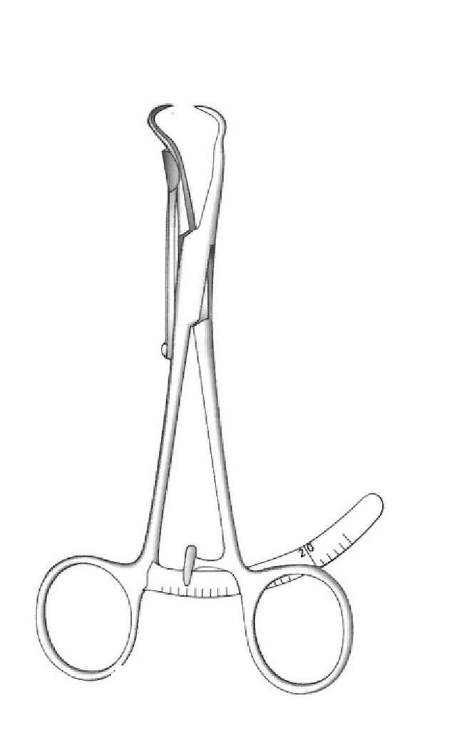 Sakamoto bone fastening clamp with measurement