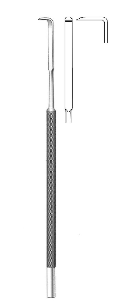 Dissector for cleft palate, long sheet