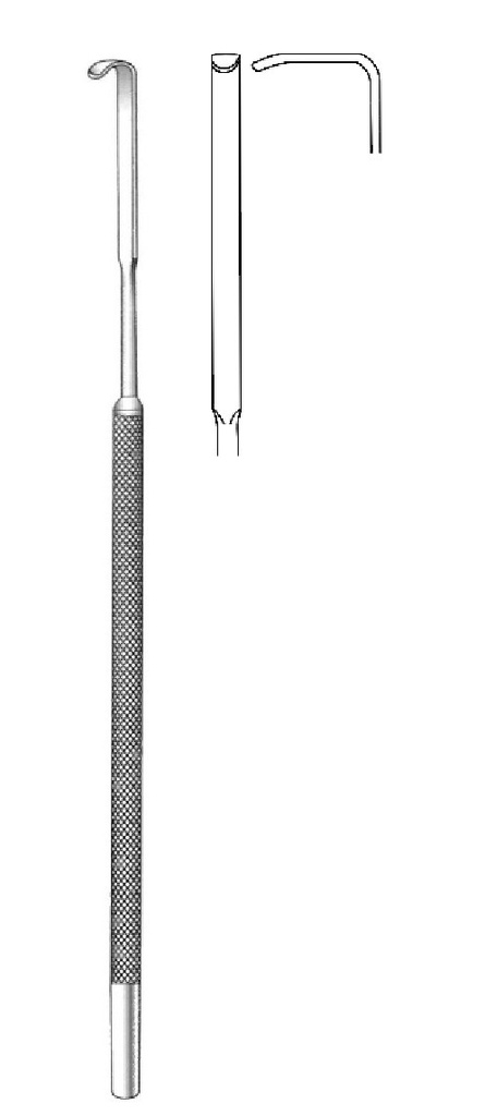 Salyer Cleft Palate Hook, Short Blade
