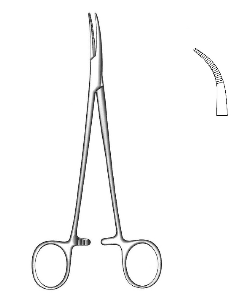 Pinza para arteria Sawtell, figura 2