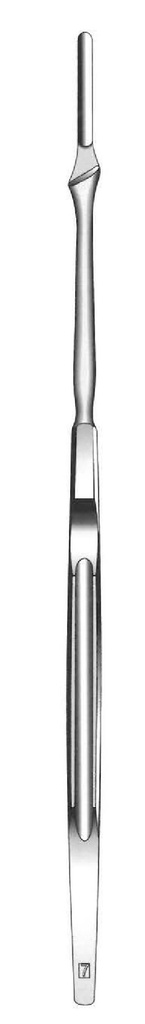 Scalpel handle, solid, number 7
