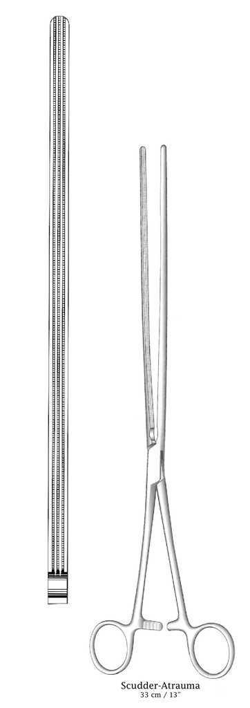 Scudder Intestinal Forceps, straight