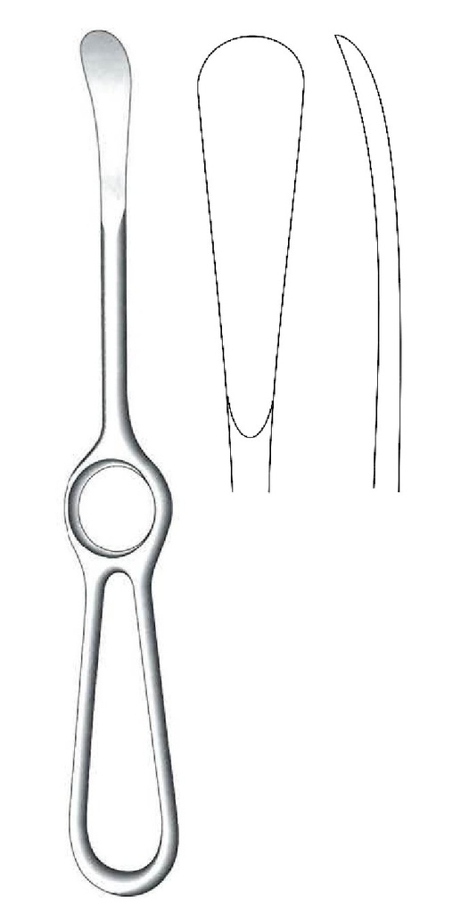 Sedillot periosteum elevator, ring handle