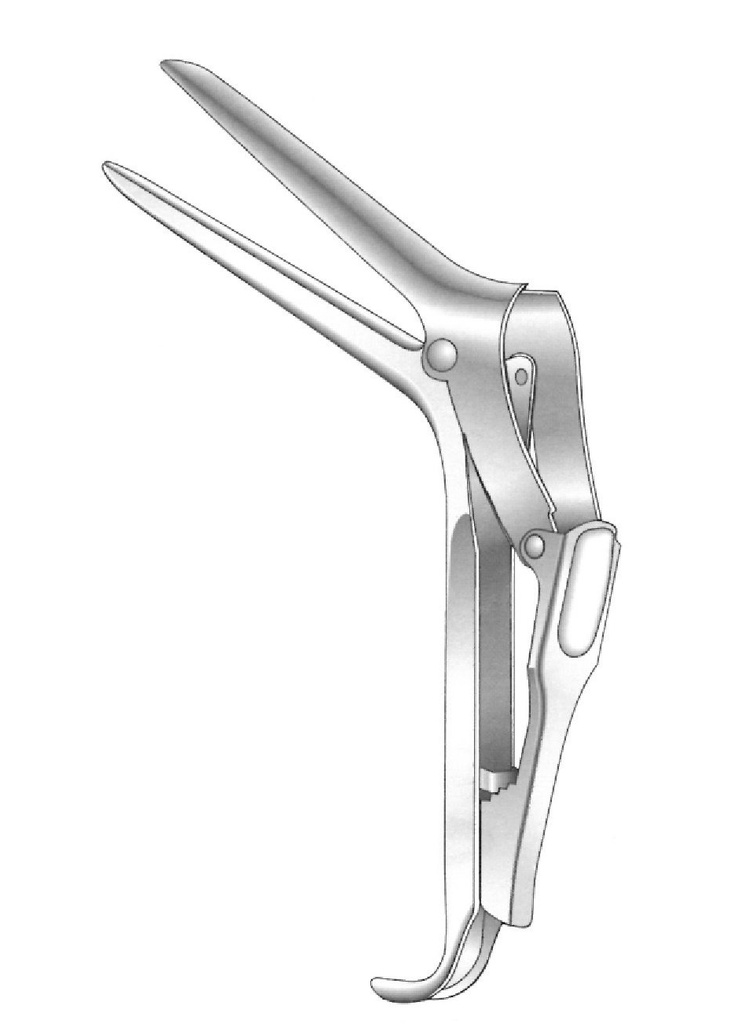 Espéculo vaginal de Semm - valva = 100 x 25 / 30 mm