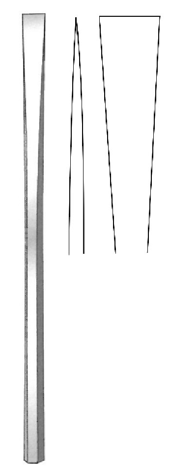 Osteótomo óseo de Sheehan, hoja = 10 mm
