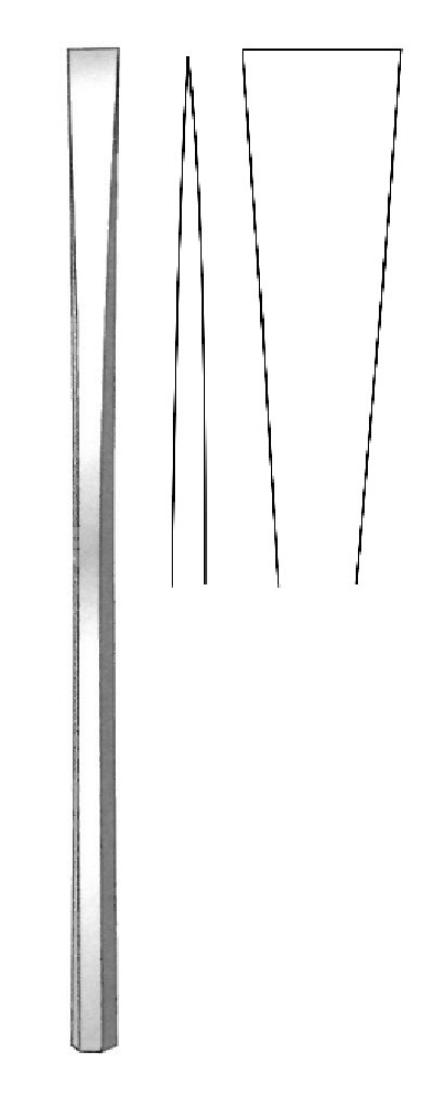 Osteótomo óseo de Sheehan, hoja = 12 mm