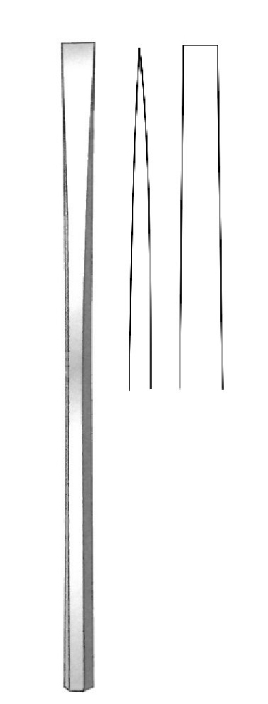 Osteótomo óseo de Sheehan, hoja = 4 mm