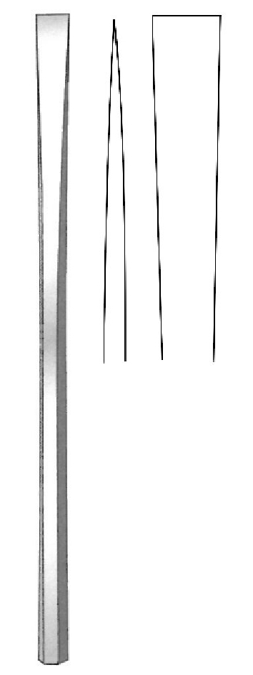 Osteótomo óseo de Sheehan, hoja = 8 mm