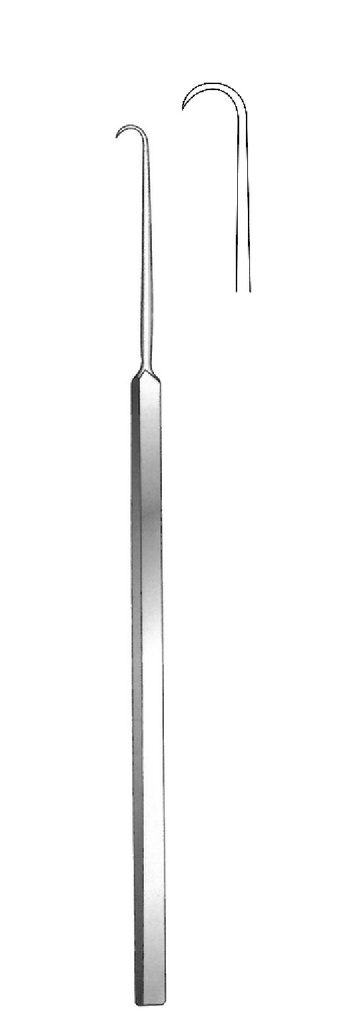 Simon fistula hook, a tooth