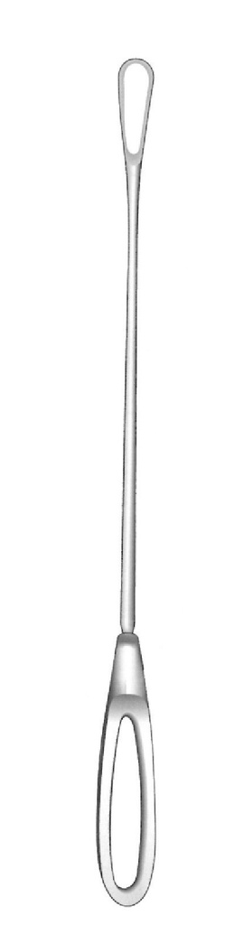Cureta uterina Sims, ancho de la punta = 10 mm