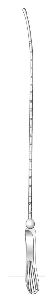 Sims uterine probe, malleable