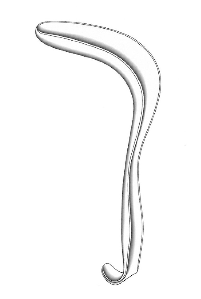 Espéculo vaginal Sims, un solo extremo