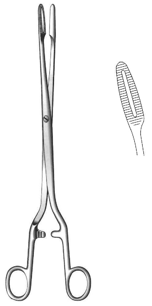 Pinza para esponja Sims-Maier, curva