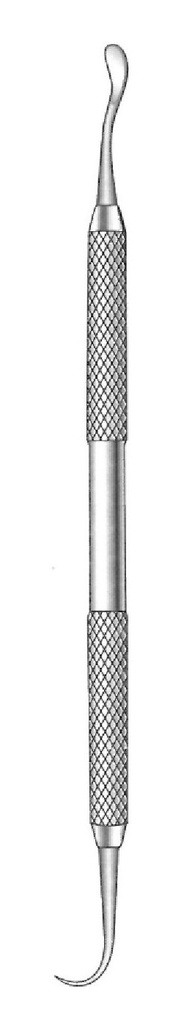 Cureta para elevación de seno, figura 2