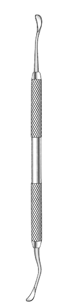 Cureta para elevación de seno, punta = 6.7/6.7 mm - longitud = 18.5 cm / 7-1/4"