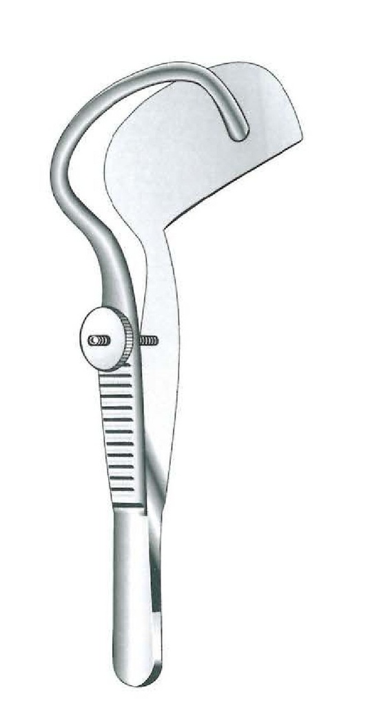 Pinza para entropión de Snellen, izquierda