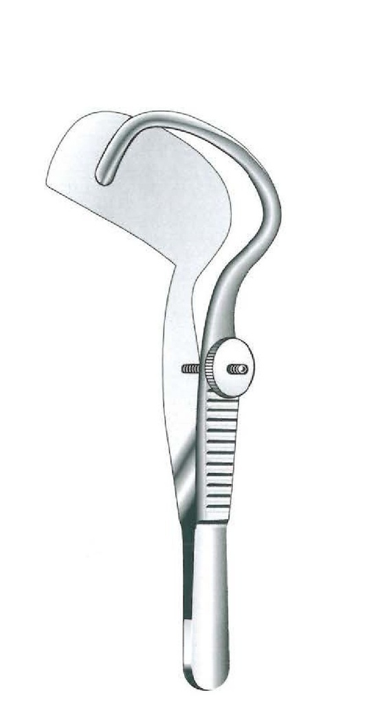 Snellen entropion clamp, right