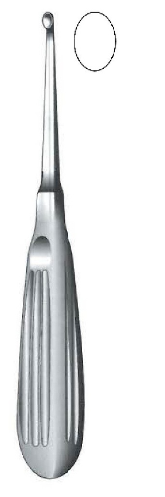 Cureta para hueso Spratt, figura 5