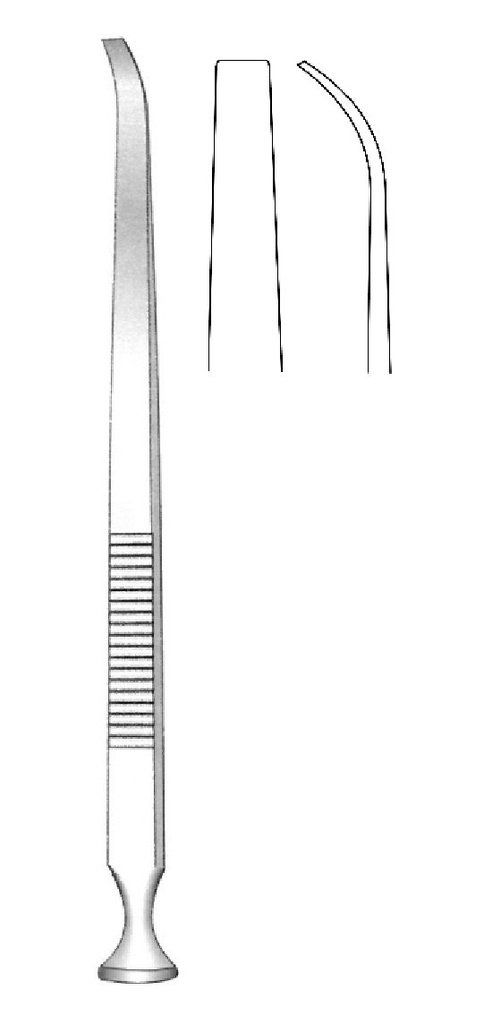 Osteótomo orbital Steinhauser, punta = 5 mm