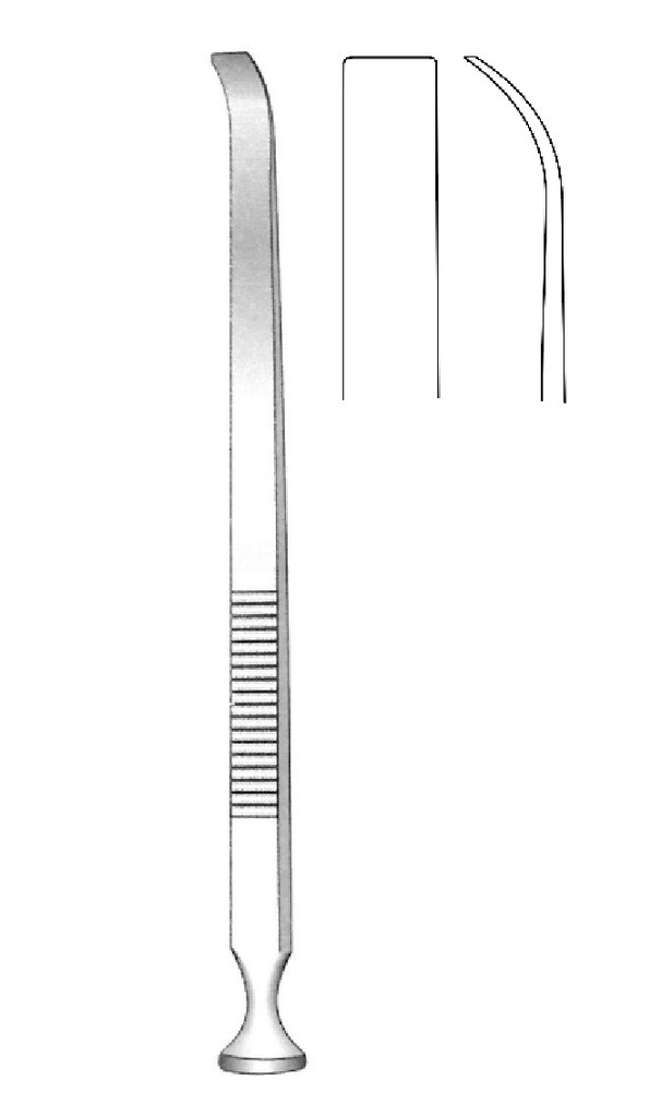 Osteótomo orbital Steinhauser, punta = 8 mm