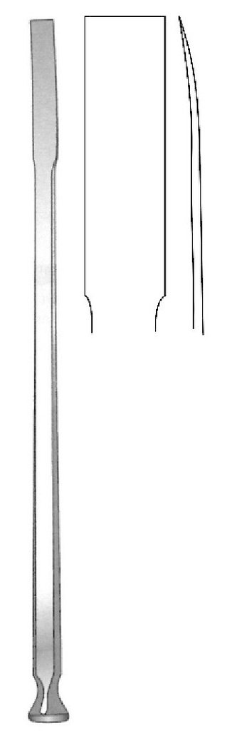 Osteótomo de Steinhauser, flexible, punta = 10 mm