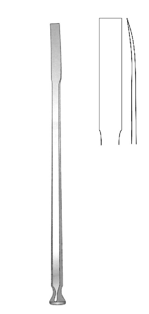 Osteótomo de Steinhauser, flexible, punta = 7 mm