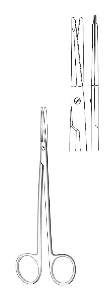 Stella-S facial stretch scissors, straight