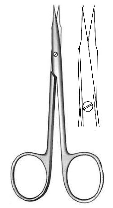 Stevens Tenotomy Scissors with large, sharp, length = 10 cm / 3-3 / 4 "