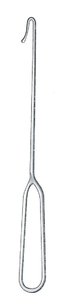 Stewart crypt hook, long tip - length = 22 cm / 8-1 / 2 "