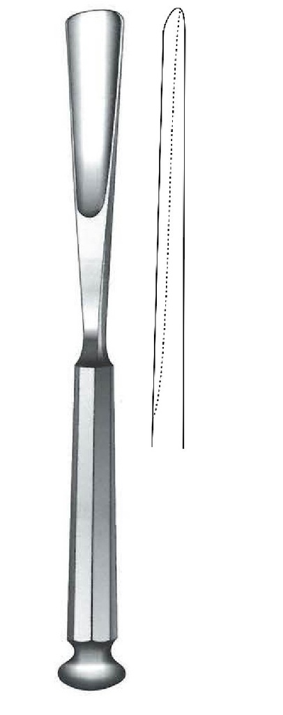Stille bone gouge, straight, wide = 15 mm