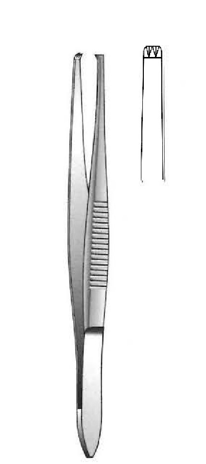 Pinza para disección Stille, dientes = 2:3 - longitud = 15 cm / 6"