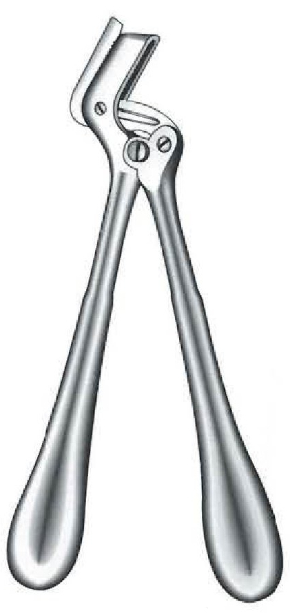 Stille-mini plaster shear, sheet with reinforced rear