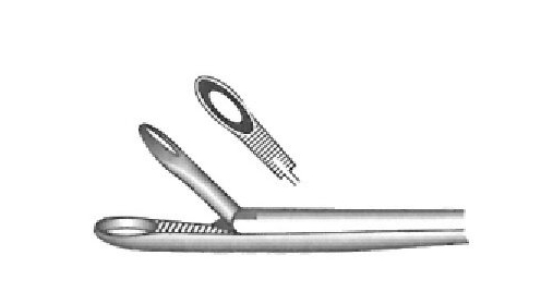 Struempel ear polyp clamp