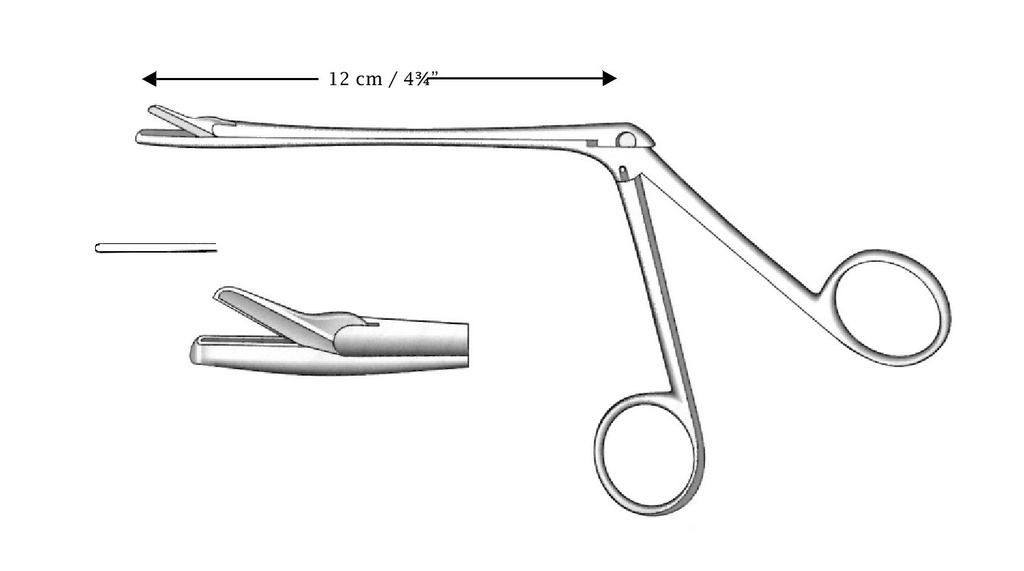 Pinza para corte nasal Struycken, figura 1