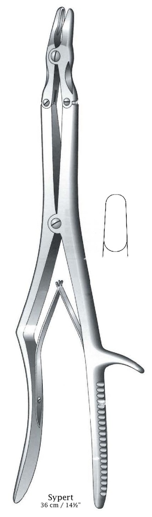 Pinza gubia para huesos Sypert, punta = 8 mm